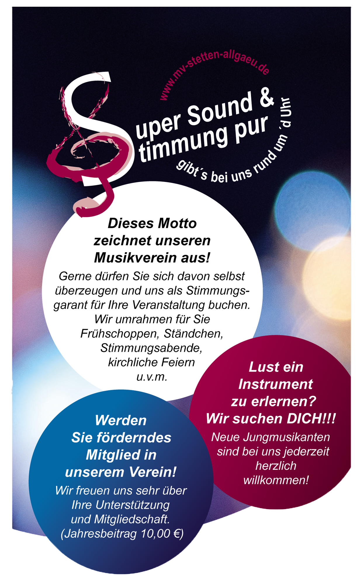 Werbung Flyer